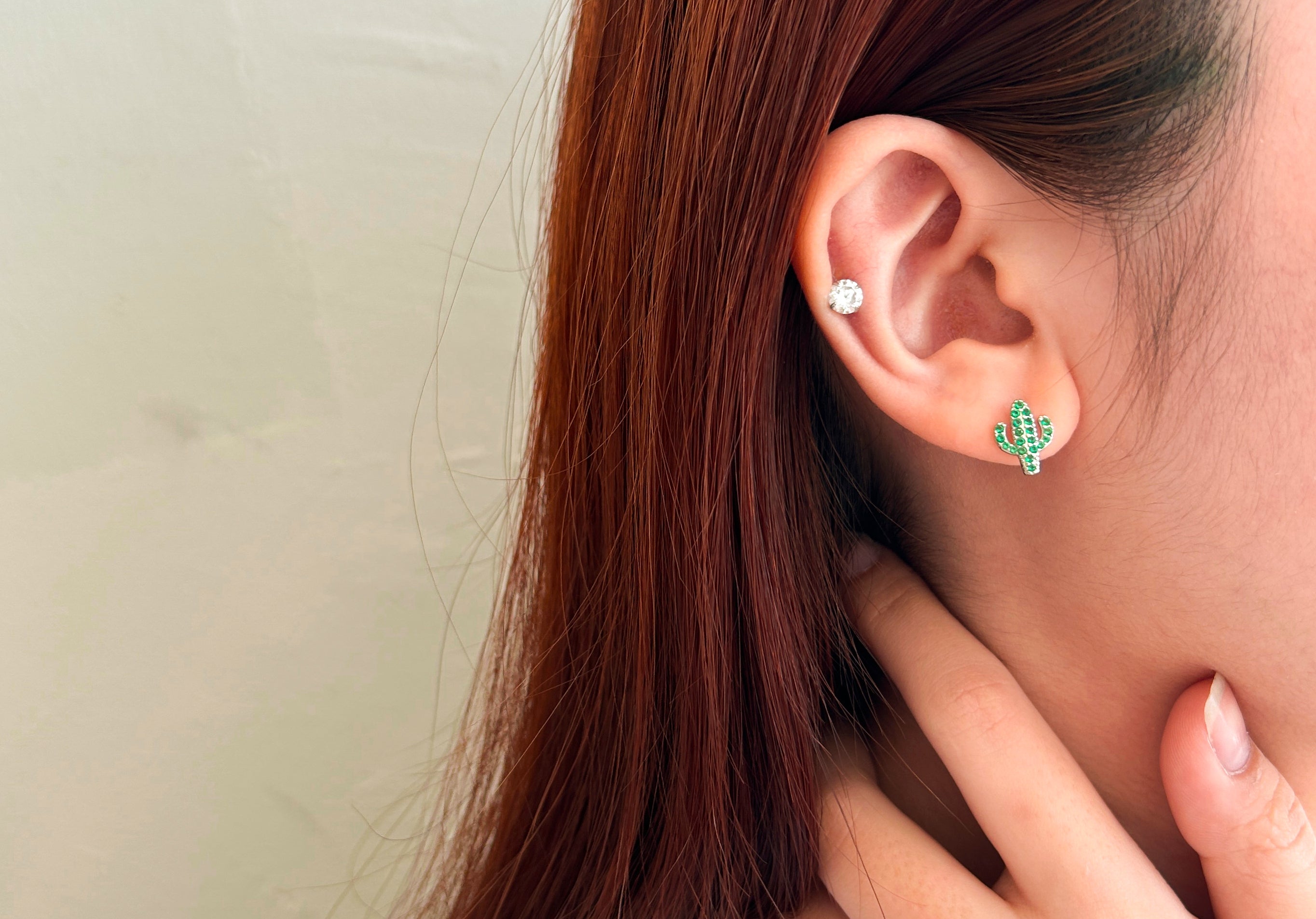 Cacti Cactus Stud Earrings